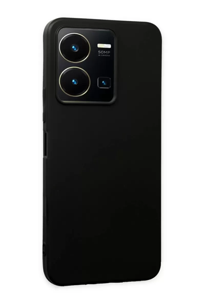 Vivo Y35 Kılıf First Silikon - Siyah