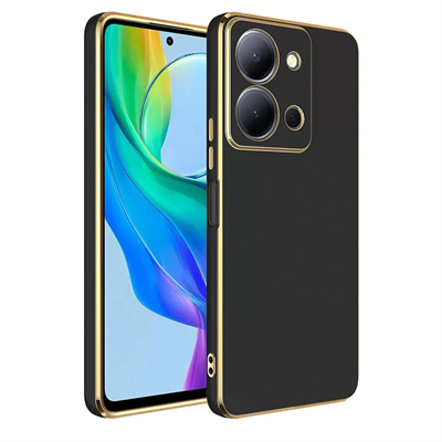 Vivo Y36 Kılıf Volet Silikon - Siyah