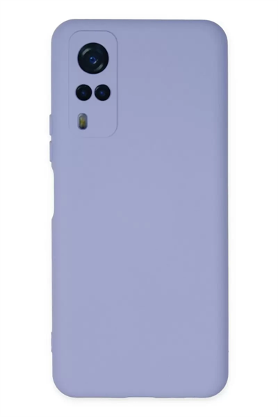 Vivo Y53S Kılıf Nano içi Kadife Silikon - Lila