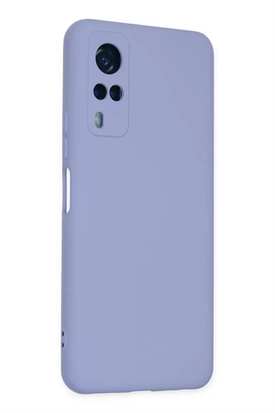 Vivo Y53S Kılıf Nano içi Kadife Silikon - Lila