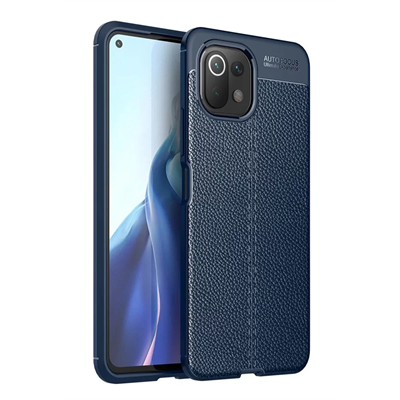 Xiaomi Mİ 11 Lite Kılıf Auto Focus Kapak - Lacivert