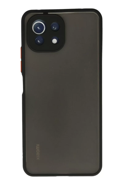 Xiaomi Mİ 11 Lite Kılıf Montreal Silikon Kapak - Siyah