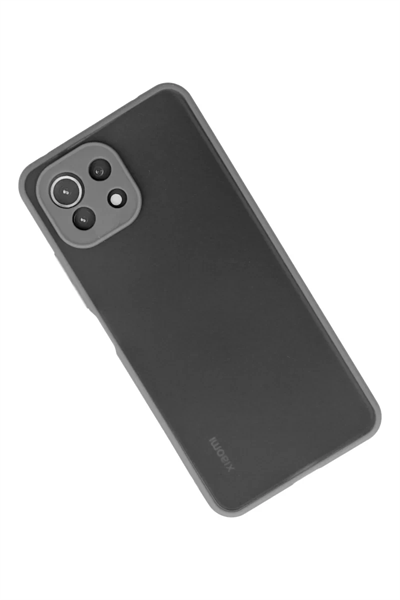 Xiaomi Mİ 11 Lite Kılıf Montreal Silikon Kapak - Gri