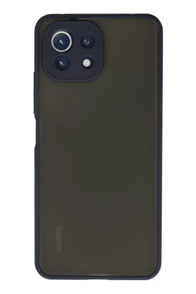 Xiaomi Mİ 11 Lite Kılıf Montreal Silikon Kapak - Lacivert