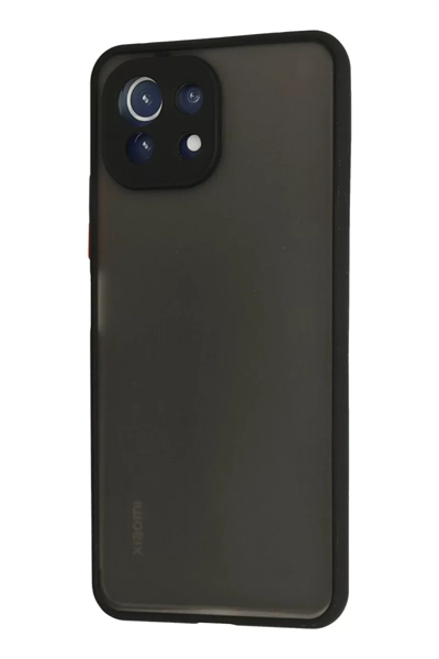 Xiaomi Mİ 11 Lite Kılıf Montreal Silikon Kapak - Siyah