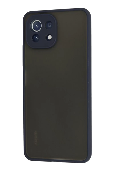 Xiaomi Mİ 11 Lite Kılıf Montreal Silikon Kapak - Lacivert