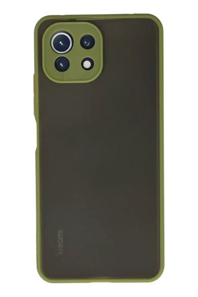 Xiaomi Mİ 11 Lite Kılıf Montreal Silikon Kapak - Açık Yeşil