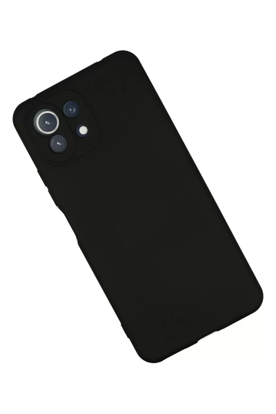 Xiaomi Mİ 11 Lite Kılıf Nano içi Kadife Silikon - Siyah