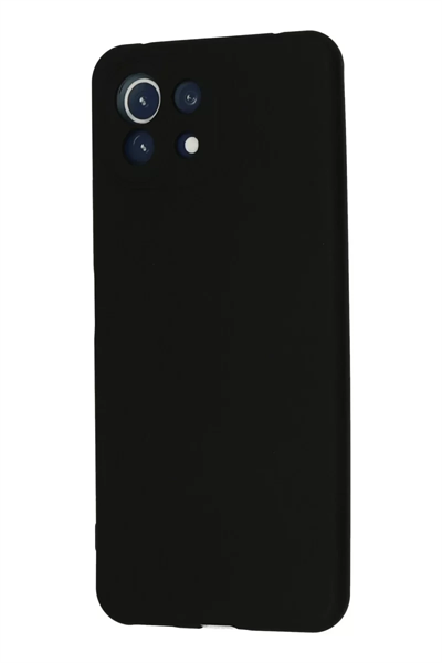 Xiaomi Mİ 11 Lite Kılıf Nano içi Kadife Silikon - Siyah