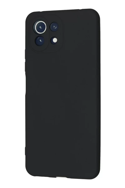 Xiaomi Mİ 11 Lite Kılıf Nano içi Kadife Silikon - Lacivert