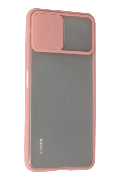 Xiaomi Mİ 11 Lite Kılıf Palm Buzlu Kamera Sürgülü Silikon - Pembe