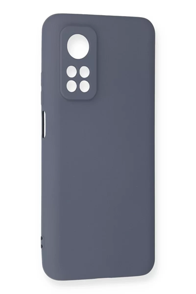 Xiaomi Mi 10T Kılıf Nano içi Kadife Silikon - Gri