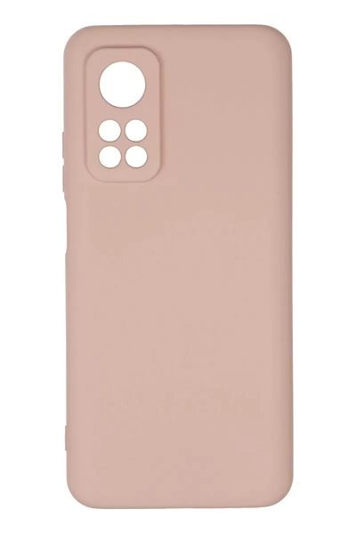 Xiaomi Mi 10T Kılıf Nano içi Kadife Silikon - Pudra
