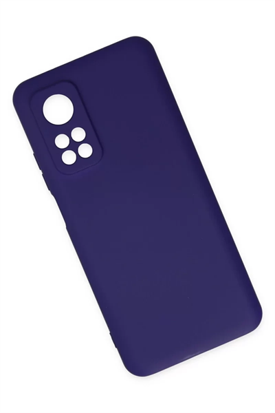 Xiaomi Mi 10T Kılıf Nano içi Kadife Silikon - Mor