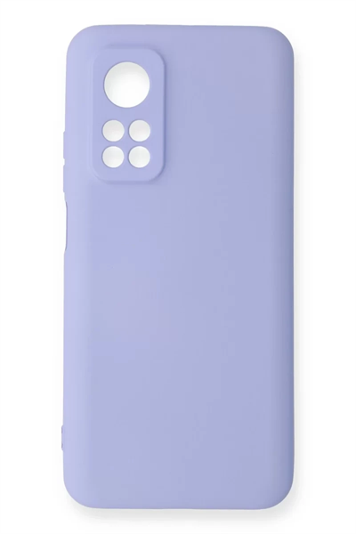 Xiaomi Mi 10T Kılıf Nano içi Kadife Silikon - Lila
