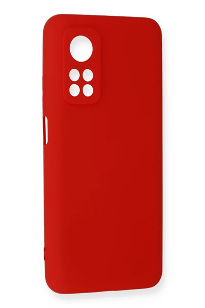 Xiaomi Mi 10T Kılıf Nano içi Kadife Silikon - Kırmızı