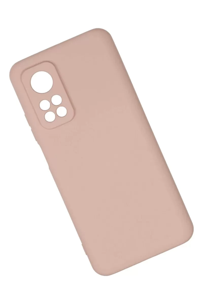 Xiaomi Mi 10T Kılıf Nano içi Kadife Silikon - Pudra