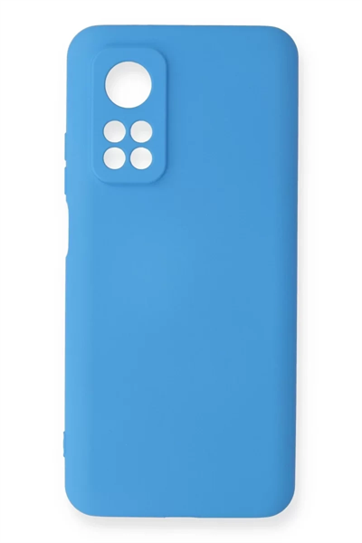 Xiaomi Mi 10T Kılıf Nano içi Kadife Silikon - Mavi