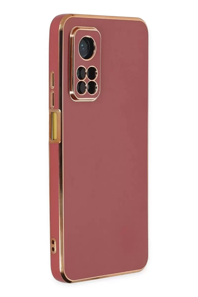 Xiaomi Mi 10T Kılıf Volet Silikon - Kırmızı