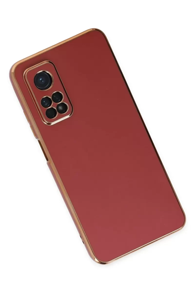Xiaomi Mi 10T Kılıf Volet Silikon - Kırmızı