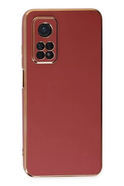 Xiaomi Mi 10T Kılıf Volet Silikon - Kırmızı