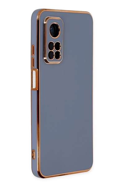 Xiaomi Mi 10T Kılıf Volet Silikon - Mavi