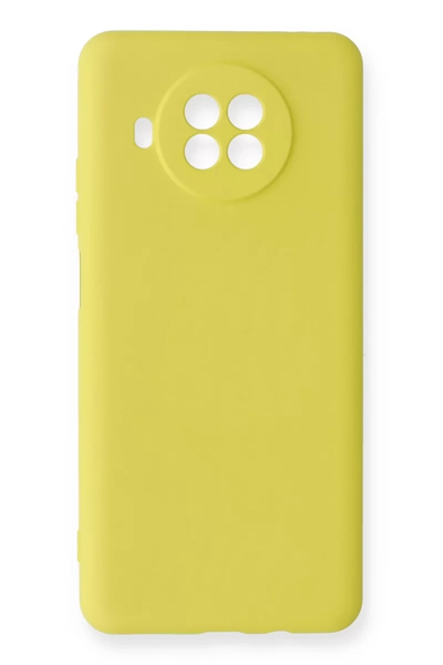 Xiaomi Mi 10T Lite Kılıf Nano içi Kadife Silikon - Sarı