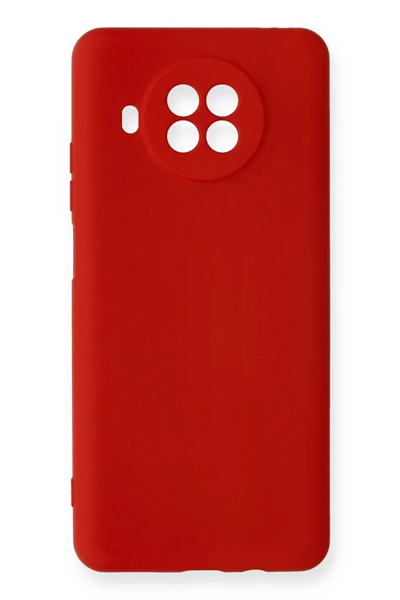 Xiaomi Mi 10T Lite Kılıf Nano içi Kadife Silikon - Kırmızı