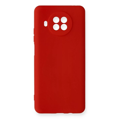 Xiaomi Mi 10T Lite Kılıf Nano içi Kadife Silikon - Kırmızı