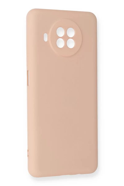 Xiaomi Mi 10T Lite Kılıf Nano içi Kadife Silikon - Pudra