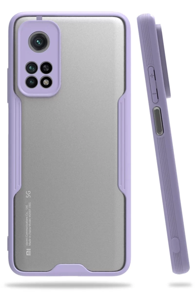 Xiaomi Mi 10T Pro Kılıf Platin Silikon - Lila