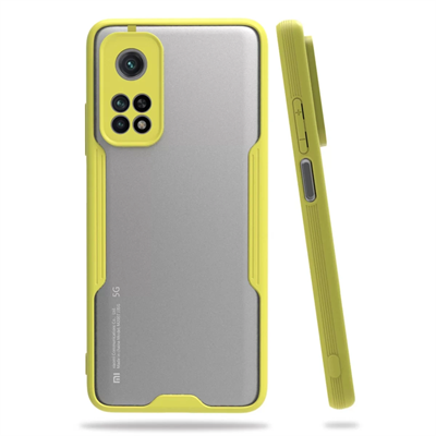 Xiaomi Mi 10T Pro Kılıf Platin Silikon - Sarı