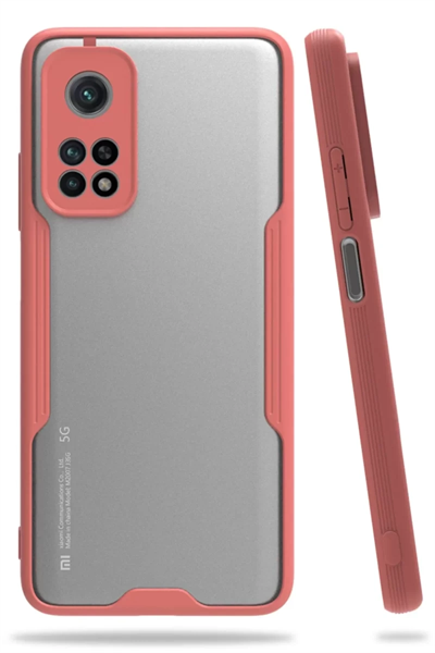 Xiaomi Mi 10T Pro Kılıf Platin Silikon - Pembe