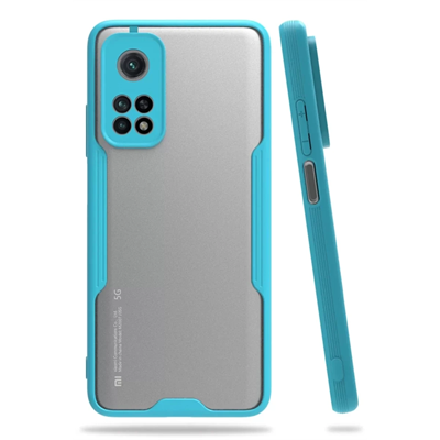 Xiaomi Mi 10T Pro Kılıf Platin Silikon - Mavi