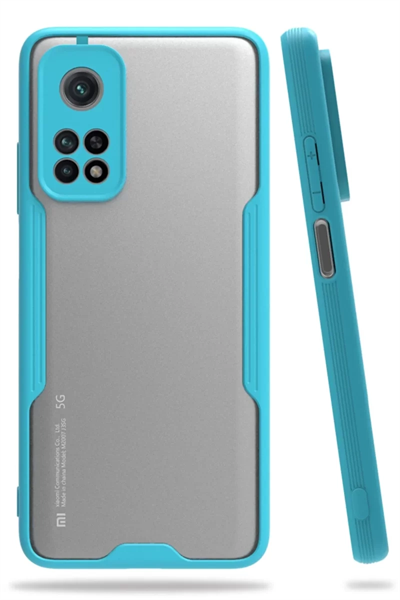 Xiaomi Mi 10T Pro Kılıf Platin Silikon - Mavi