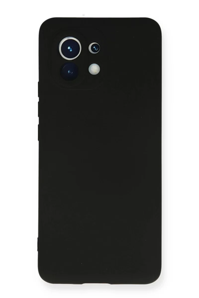 Xiaomi Mi 11 Kılıf Nano içi Kadife Silikon - Siyah