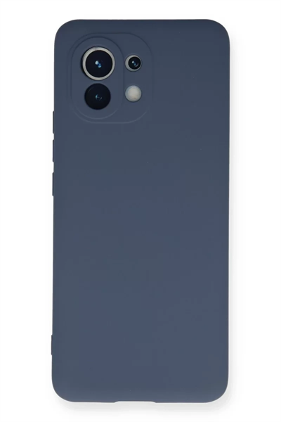 Xiaomi Mi 11 Kılıf Nano içi Kadife Silikon - Gri