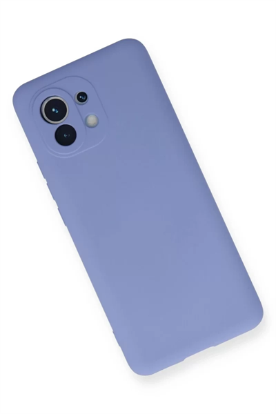Xiaomi Mi 11 Kılıf Nano içi Kadife Silikon - Lila