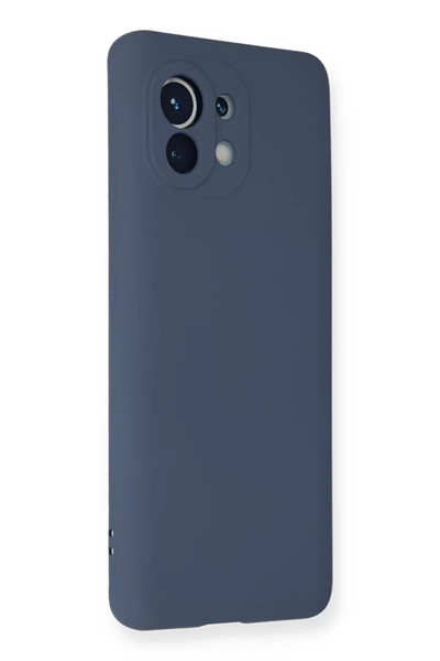 Xiaomi Mi 11 Kılıf Nano içi Kadife Silikon - Gri