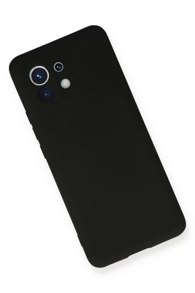 Xiaomi Mi 11 Kılıf Nano içi Kadife Silikon - Siyah