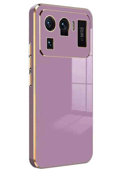 Xiaomi Mi 11 Ultra Kılıf Volet Silikon - Mor
