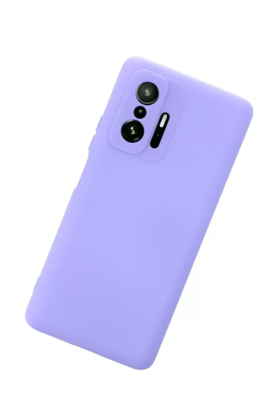 Xiaomi Mi 11T Pro Kılıf Nano içi Kadife Silikon - Lila