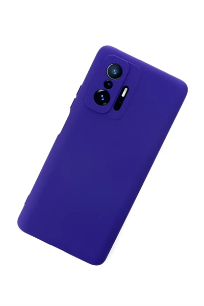 Xiaomi Mi 11T Pro Kılıf Nano içi Kadife Silikon - Mor