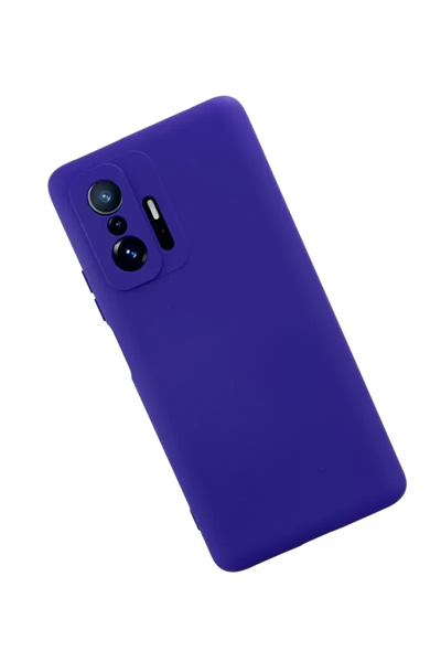 Xiaomi Mi 11T Pro Kılıf Nano içi Kadife Silikon - Mor