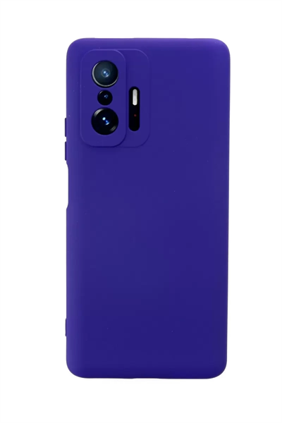 Xiaomi Mi 11T Pro Kılıf Nano içi Kadife Silikon - Mor