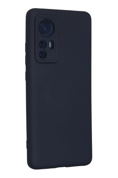Xiaomi Mi 12 Kılıf Nano içi Kadife Silikon - Lacivert