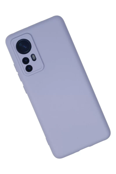 Xiaomi Mi 12 Kılıf Nano içi Kadife Silikon - Lila