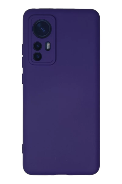 Xiaomi Mi 12 Kılıf Nano içi Kadife Silikon - Mor