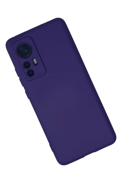 Xiaomi Mi 12 Kılıf Nano içi Kadife Silikon - Mor