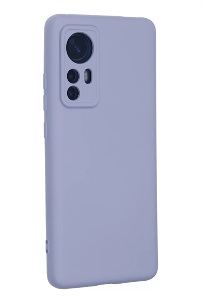 Xiaomi Mi 12 Kılıf Nano içi Kadife Silikon - Lila